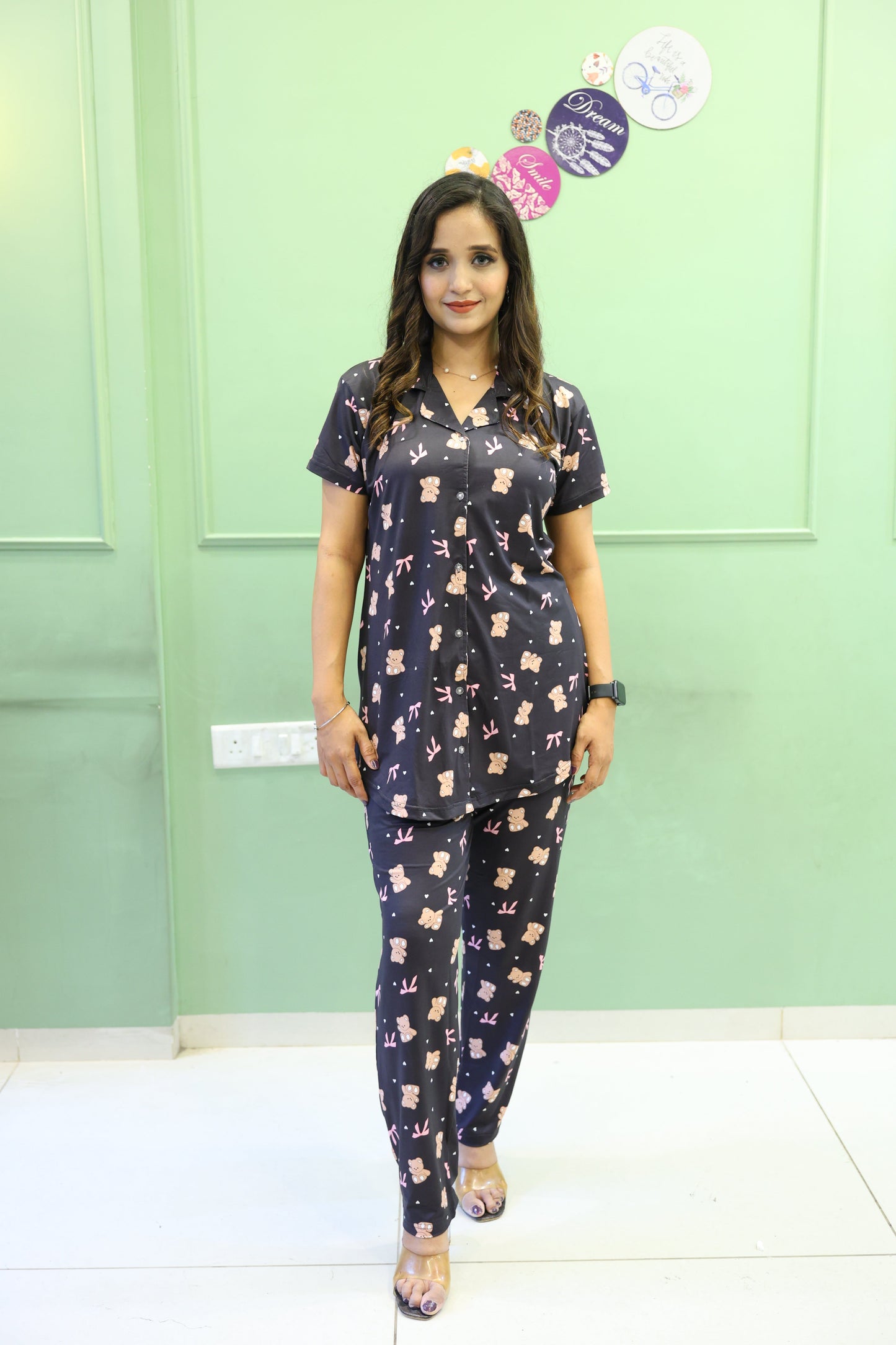 Trendy Pyjama with shirt
