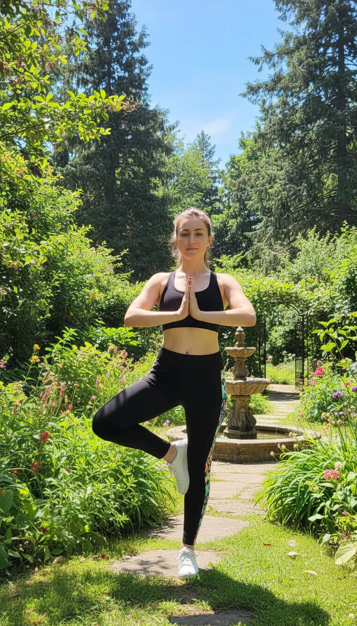 Big Belt Trendy Vibrant Leopard Stripe Gym Leggings.