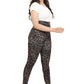 Women's High Waist Leopard Print Leggings – Stretchable & Stylish Comfort Wear
