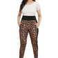 Women's High Waist Leopard Print Leggings – Stretchable & Stylish Comfort Wear