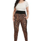 Women's High Waist Leopard Print Leggings – Stretchable & Stylish Comfort Wear