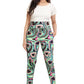 Women's High Waist Multicolor Heart Print Leggings – Stretchable & Stylish Activewear