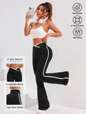 Women's 4-Way Stretch Crossover Waist Track Pants
