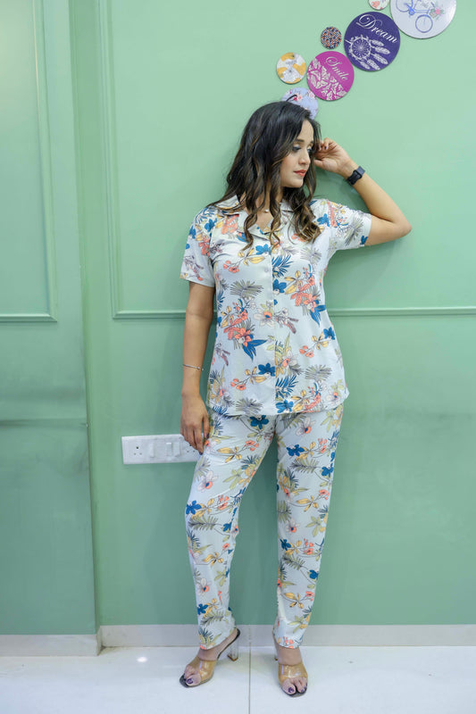 Trendy Pyjama with shirt