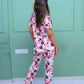 Trendy Pyjama set with border piping shirt