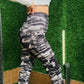 Women’s Military-Inspired  High-Waist Gym & Yoga Pants