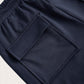 EZwear Plus Size Women Waistband Pocket Skinny Black Leggings, Casual