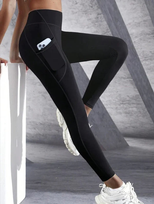 Yoga Pants Combo Pack (Set of 2) – High Waist with Side Pocket | Stretchable & Comfortable