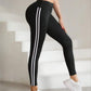 Multifunctional Quick-Drying Striped Pattern High Elastic Leggings