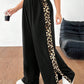 Tiger Print Side Strip Plazo