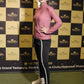 Multifunctional Quick-Drying Striped Pattern High Elastic Track Pants and gym yoga pants.