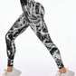 Women's Novelty High Waist Yoga Leggings Tummy Control Workout Running 4 Way Stretch Yoga Pants