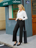 Premium Flexipants - Women's Casual High Waist Stretch Pants,Bloomydove Flexipants.