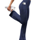 Premium Flare Yoga Pants with Pockets High Waist Casual Bell Bottom Bootcut Leggings.