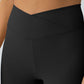 High-Waist Crossover Flare Yoga Pants for Women