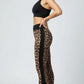 Leopard Print High-Waist Leggings with Side Pockets
