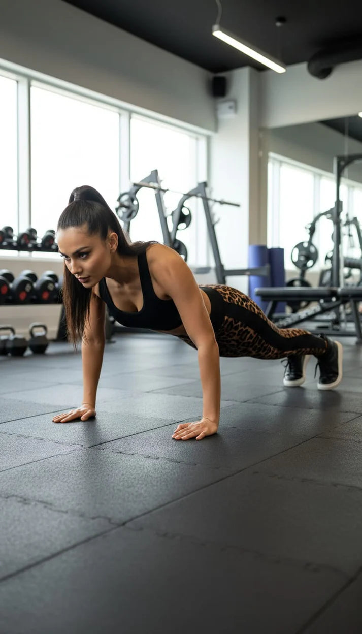 Leopard Print High-Waist Leggings with Side Pockets