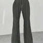 Women's formal strip flare pant or plazo pant