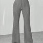 Formal black and white combination flare leg pants/plazo pant/formal pant